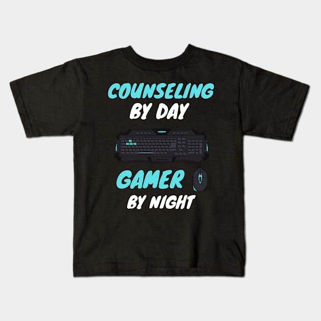 Counseling Gamer Kids T-Shirt by SnowballSteps